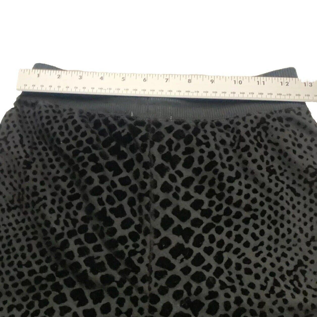 Leggings negros de talla extragrande para mujer de Dex Clothing, pantalones deportivos con estampado de serpiente y terciopelo