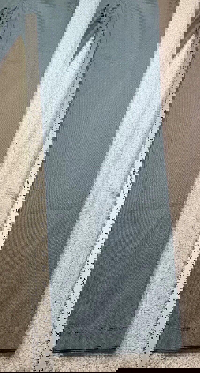 Pantalones Nautica para hombre, talla 38W 32L, pana fina, azul claro