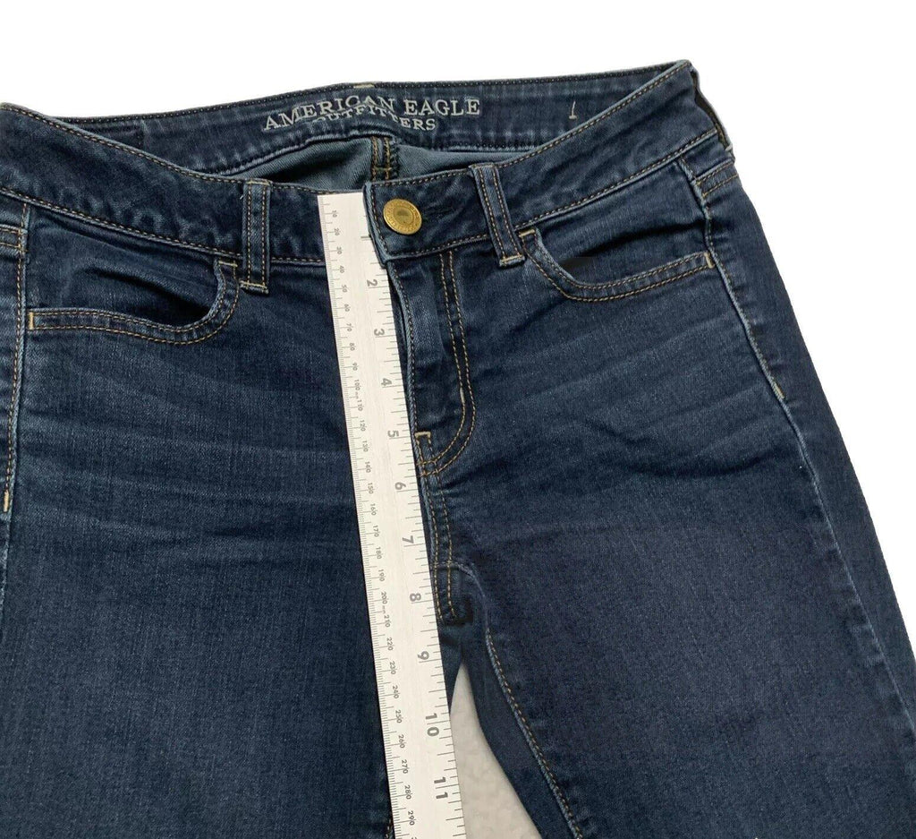 Jeggings elásticos azules para mujer de American Eagle, talla 2