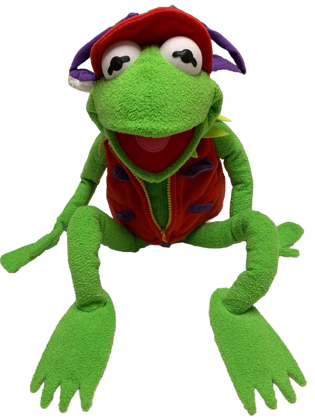 Peluche de rana fotógrafa de la Rana Gustavo de los Muppets de Macy's, 26 pulgadas, sin cámara