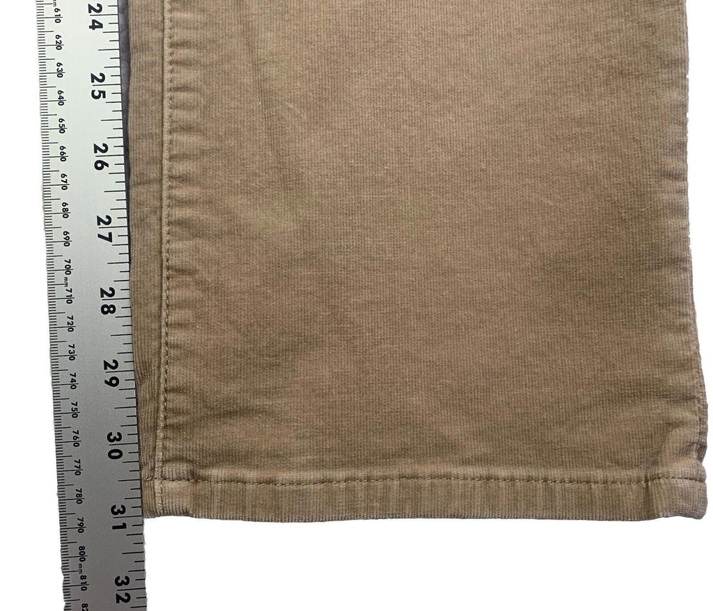 Pantalones vaqueros de pana LRL Ralph Lauren para mujer, talla 10, color tostado