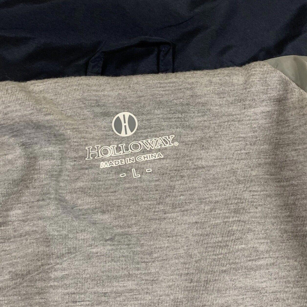 Chaqueta cortavientos con forro Holloway para hombre, talla L, azul marino, Sparta, hockey sobre hielo, cremallera completa