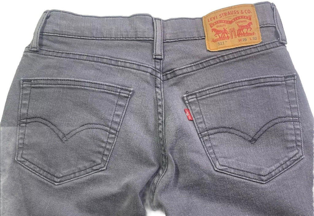 Levi Strauss 511 Men's Size 29x32 Gray 5  Straight Leg Jeans