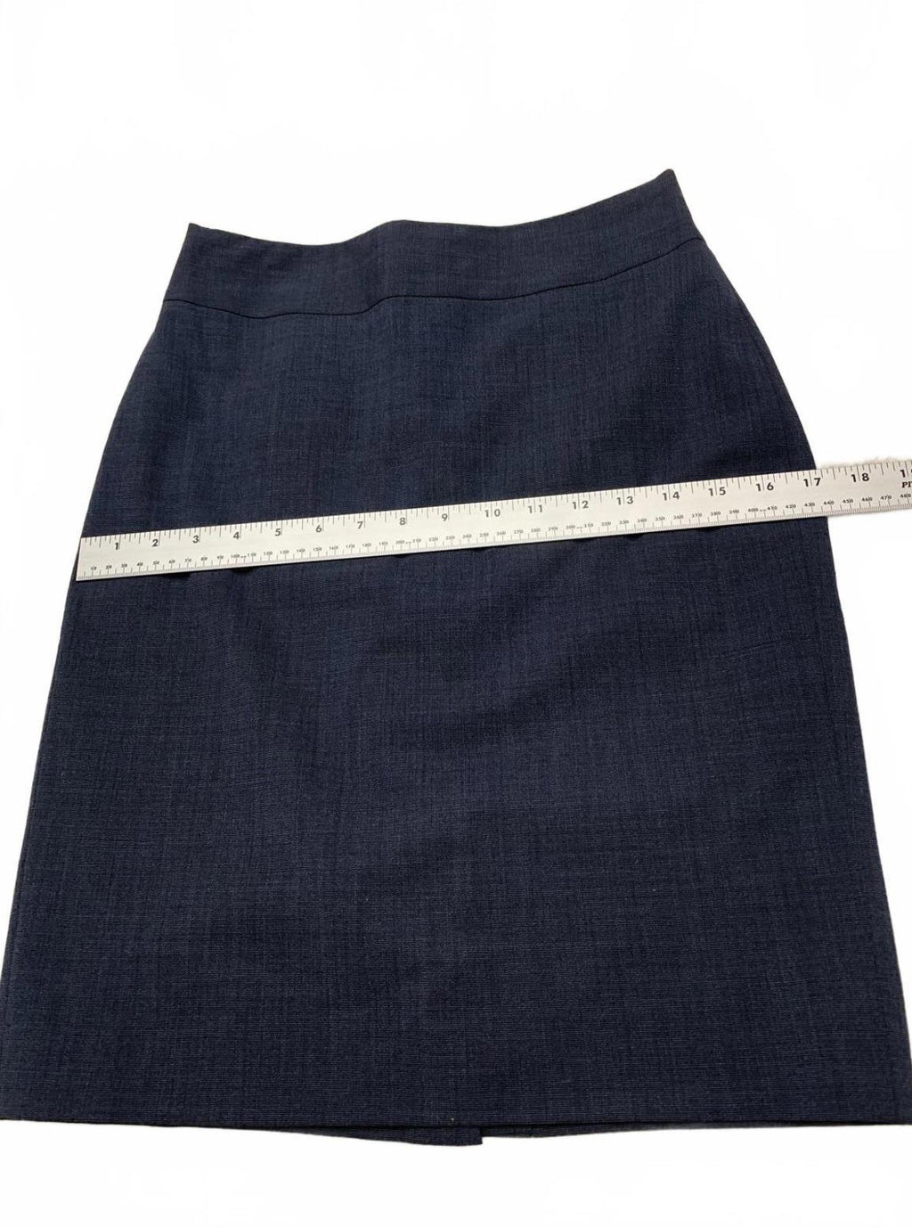Vintage Banana Republic Womens Sz 0P Petite Navy Blue Skirt