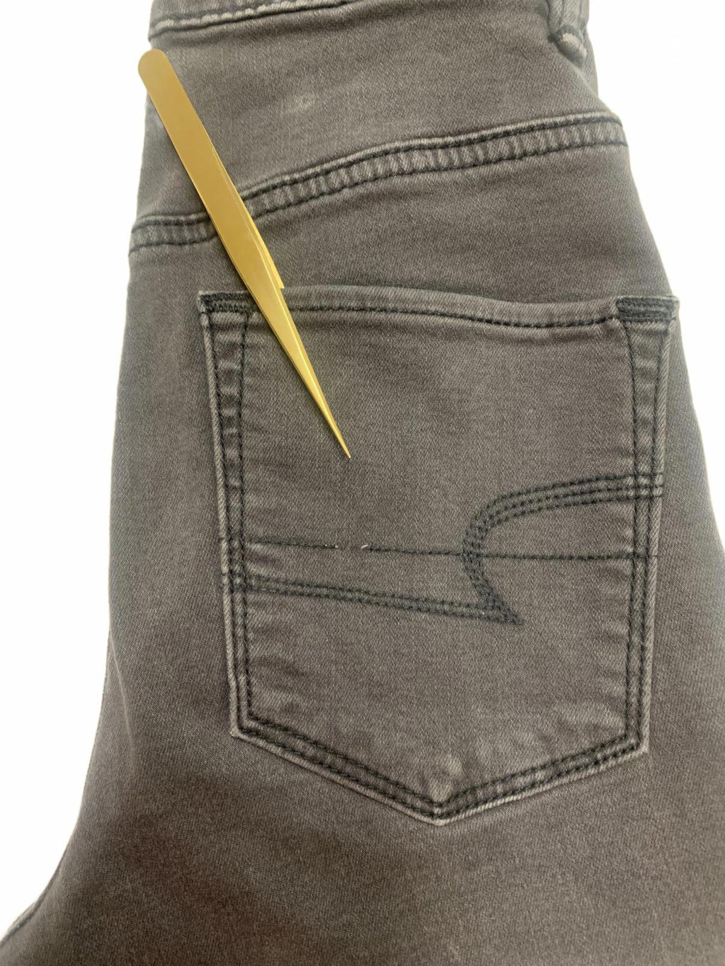 Vaqueros ajustados negros ajustados elásticos de 22 x 28 para mujer de American Eagle Outfitters, talla 00