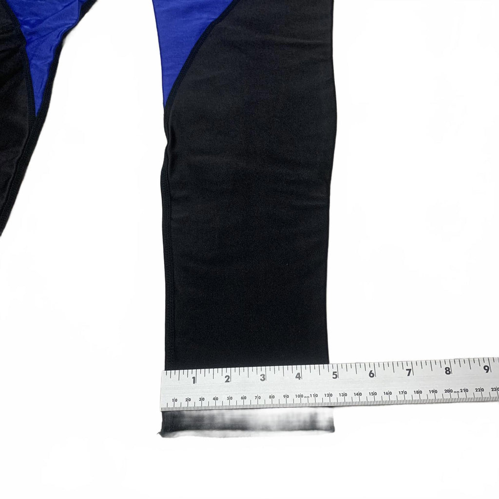 Pantalones deportivos Hot Chillys para hombre, talla grande, color negro y azul rey
