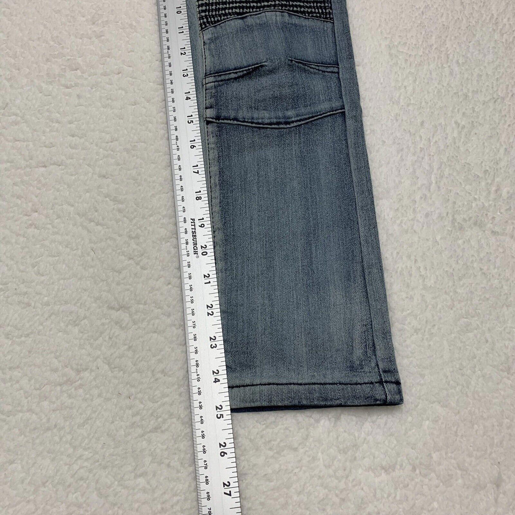 Vaqueros Steves para niños, talla 8, ajustados, azul, elásticos, de máxima comodidad