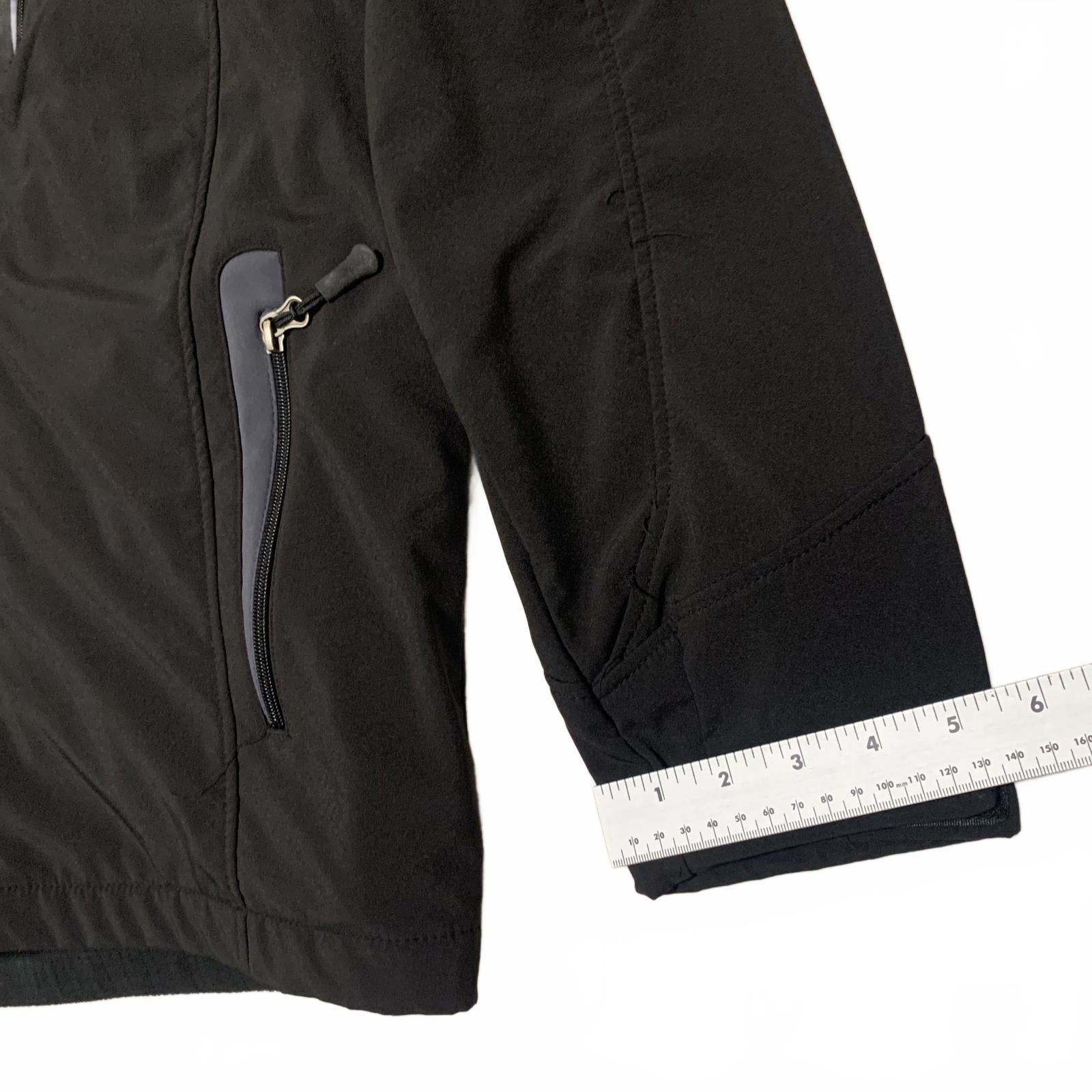 Chaqueta utilitaria negra Snozu Performance para hombre, talla M, con capucha y cremallera, 4 bolsillos