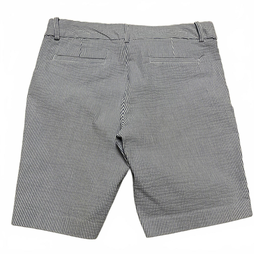 Bermudas elásticas a rayas VTG Lila Rose para mujer, talla 10, ancho 32