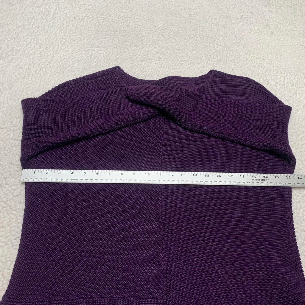 Suéter de punto morado Ralph Lauren para mujer, talla 1X