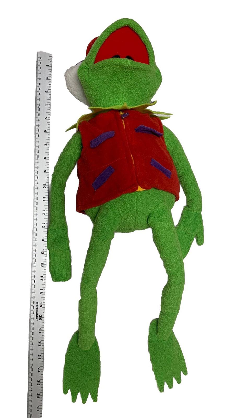 Peluche de rana fotógrafa de la Rana Gustavo de los Muppets de Macy's, 26 pulgadas, sin cámara