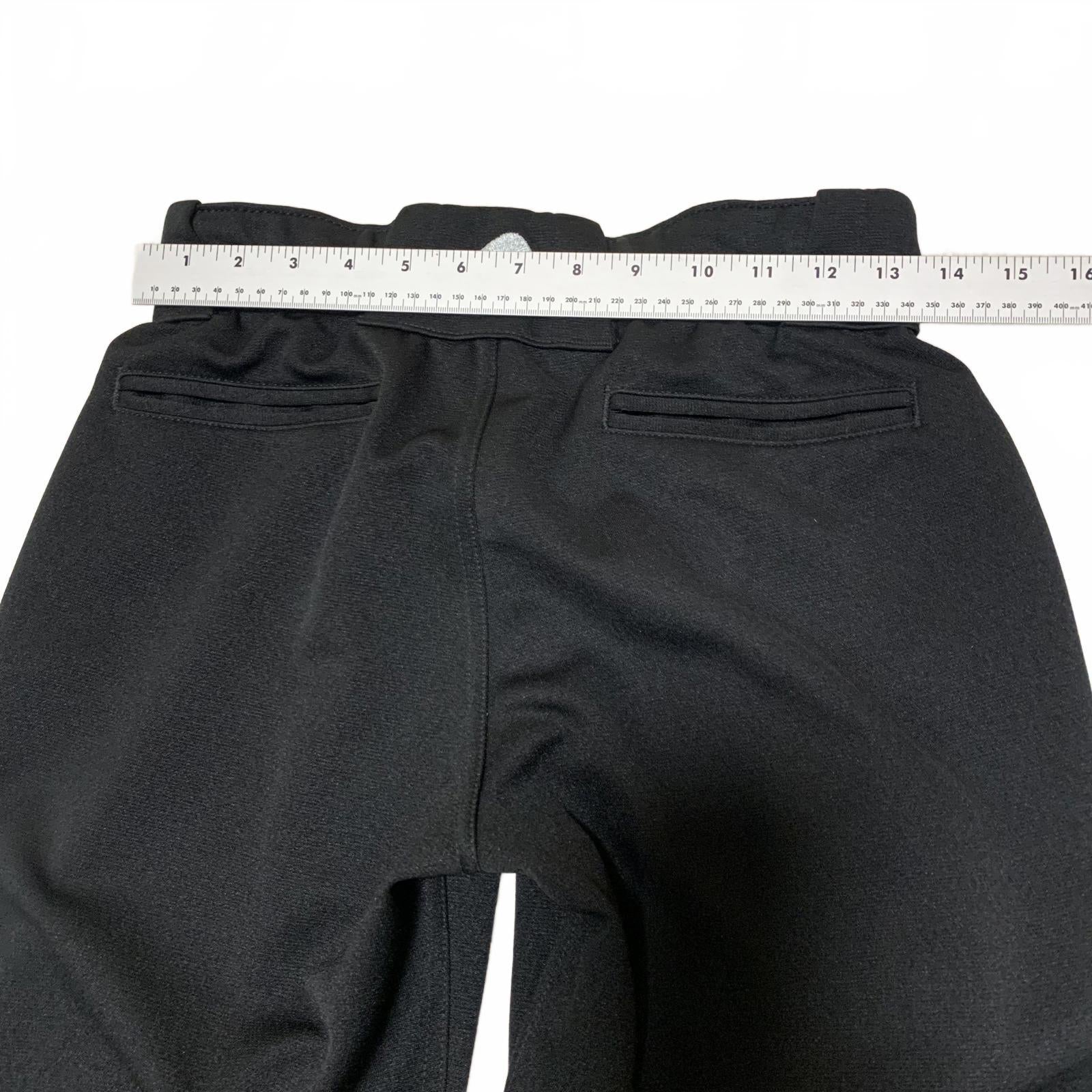 Pantalones de béisbol unisex para niños DeMarini, talla MD, color negro, cintura 27 x 21,5 L, deportivos