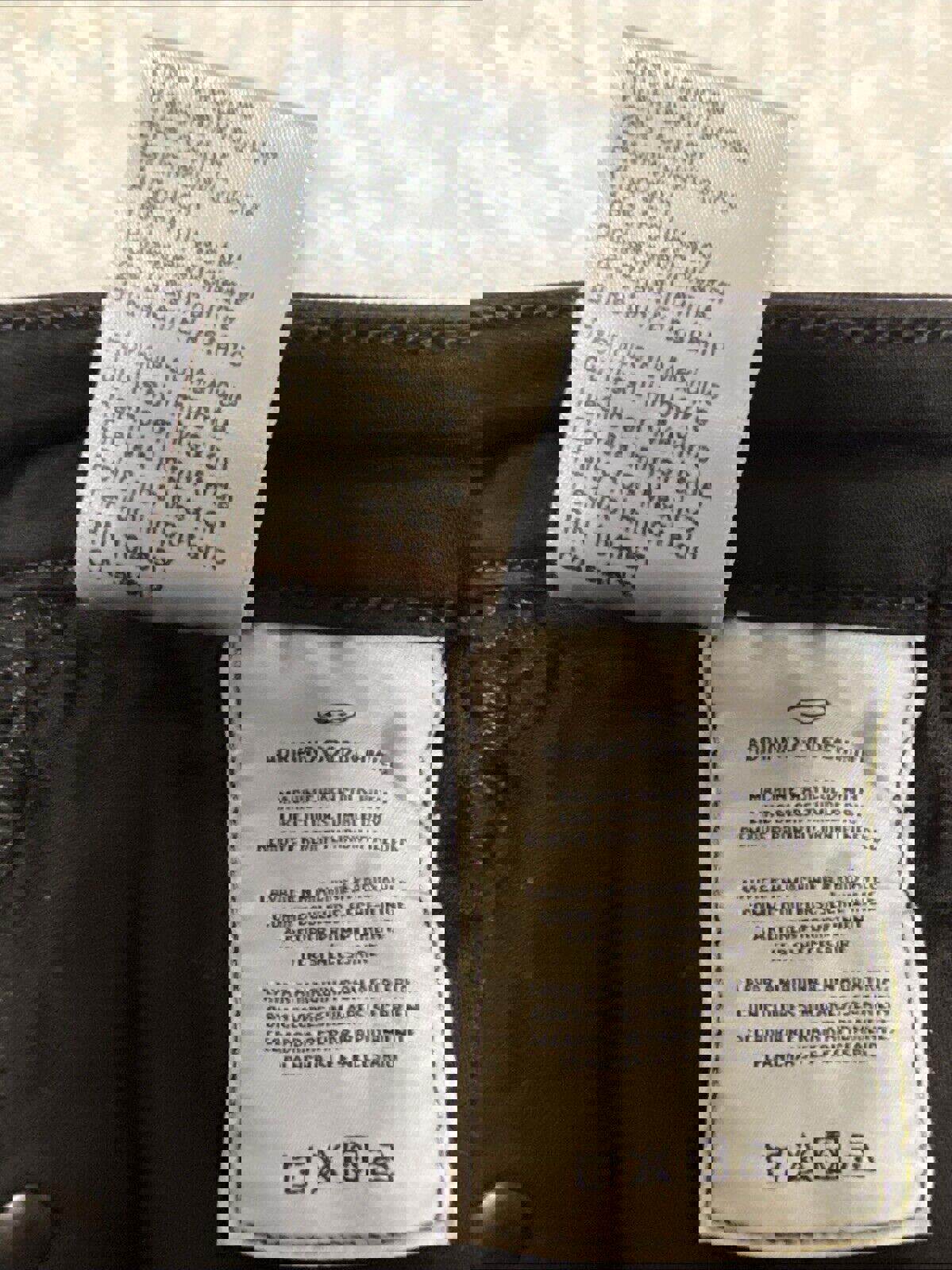 Vaqueros pitillo elásticos negros 25R The Prima Crop de Adriano Goldschmied para mujer