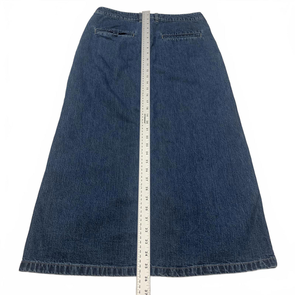 Falda vaquera larga clásica azul de Old Navy para mujer, talla 8