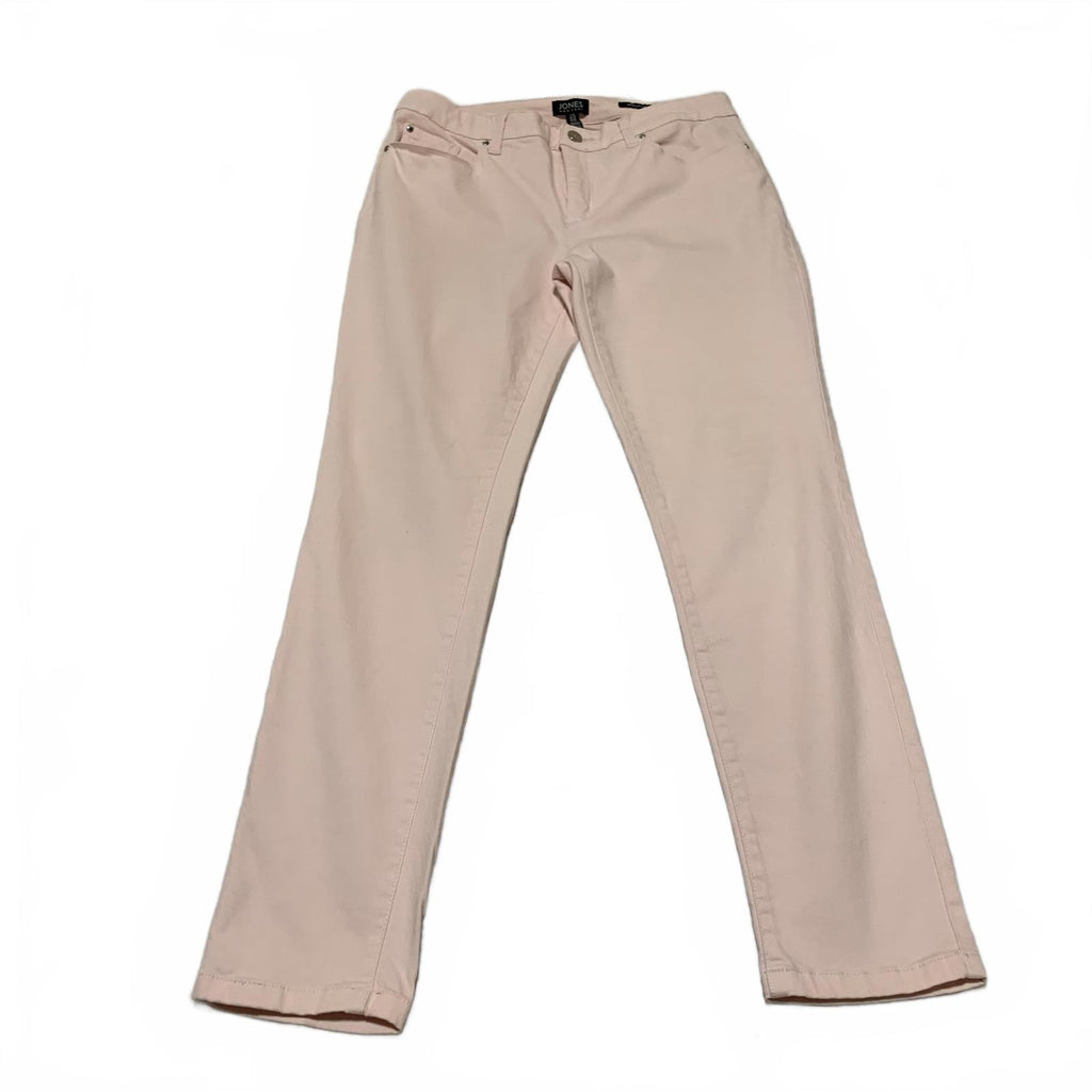 Jones New York Women's Size 10 Light Pink Madison Skinny Stretch Jeans W30.5x27L