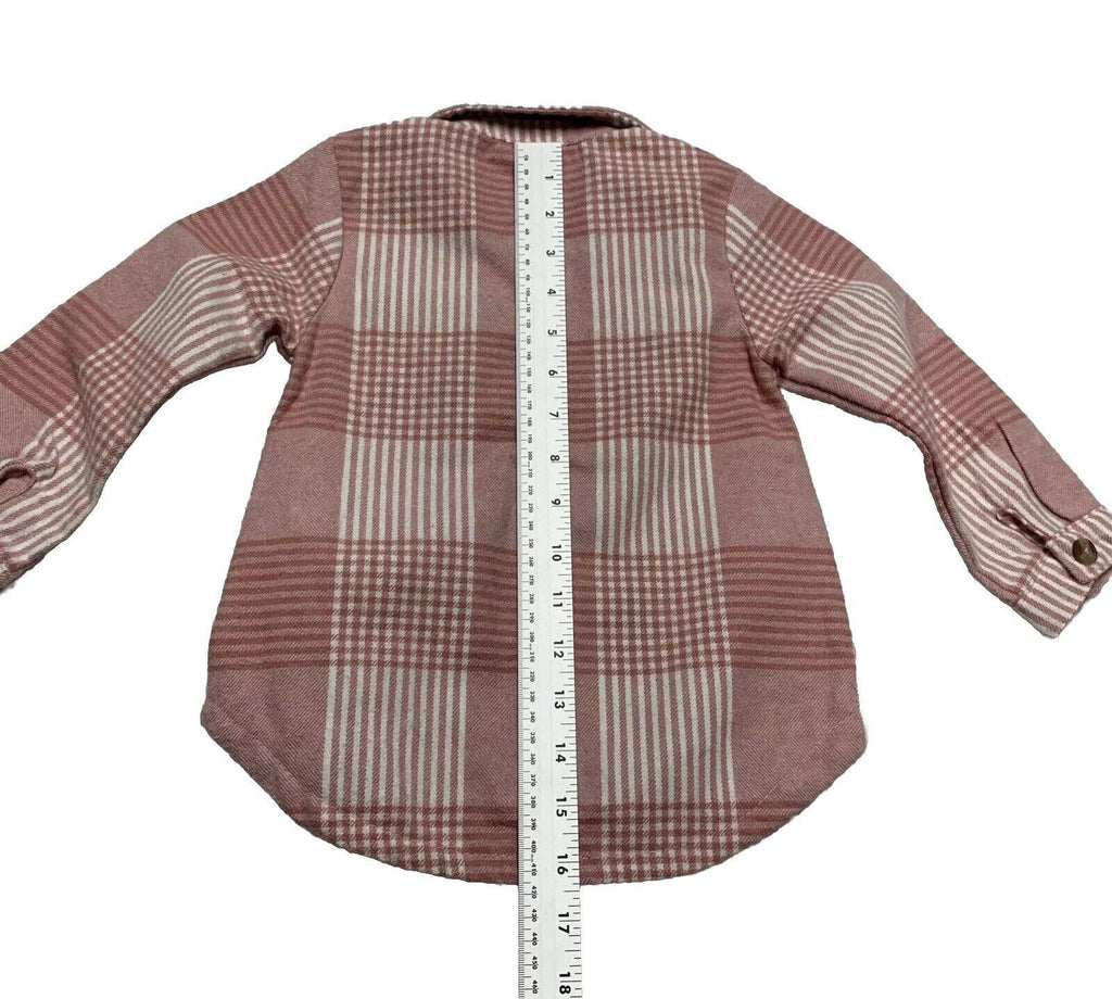 Camisa de franela rosa rosa de 3T para niña pequeña Little Lass