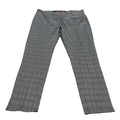 Maze Collection Pants Women's 3X Black Plaid Stretch Sewn