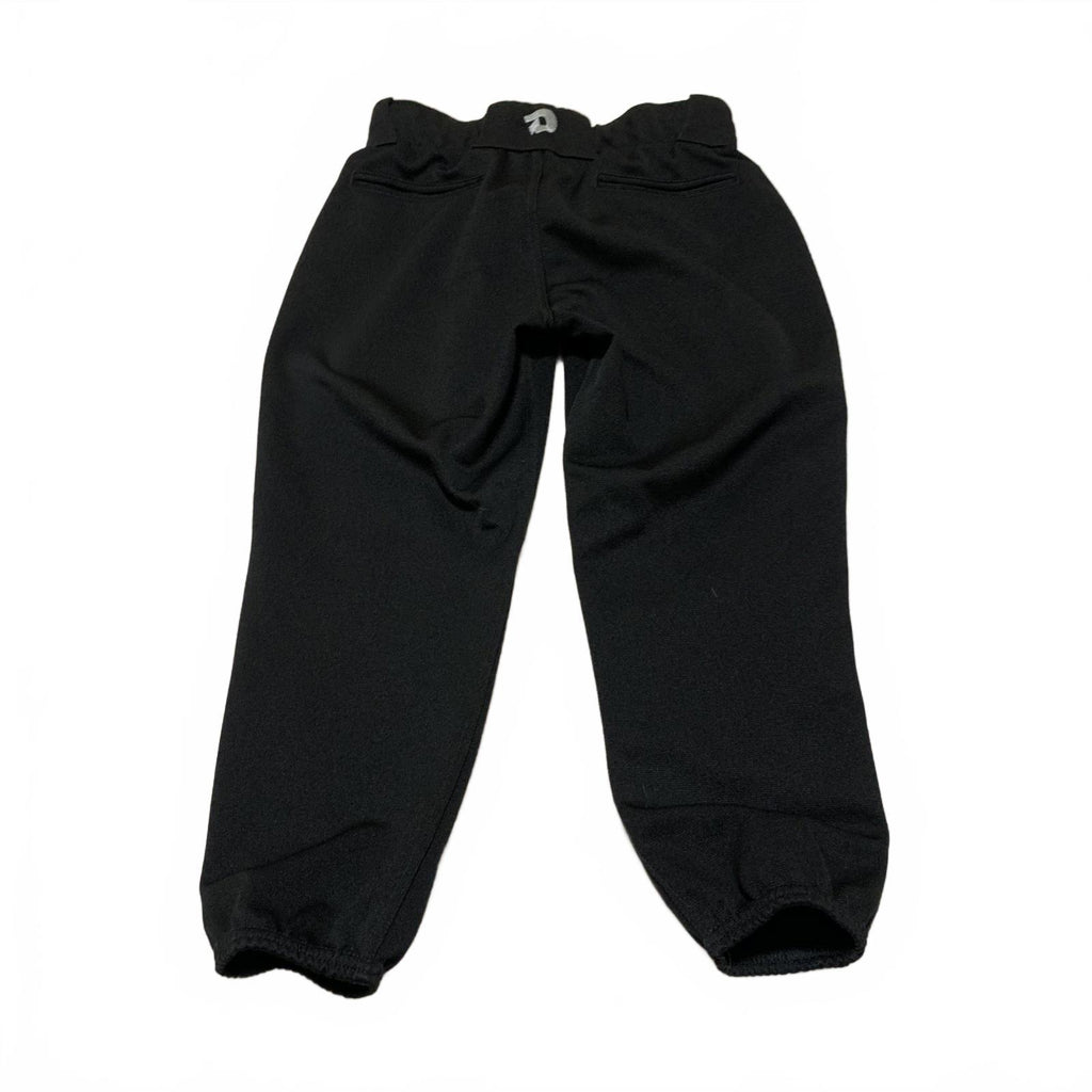 Pantalones de béisbol unisex para niños DeMarini, talla MD, color negro, cintura 27 x 21,5 L, deportivos