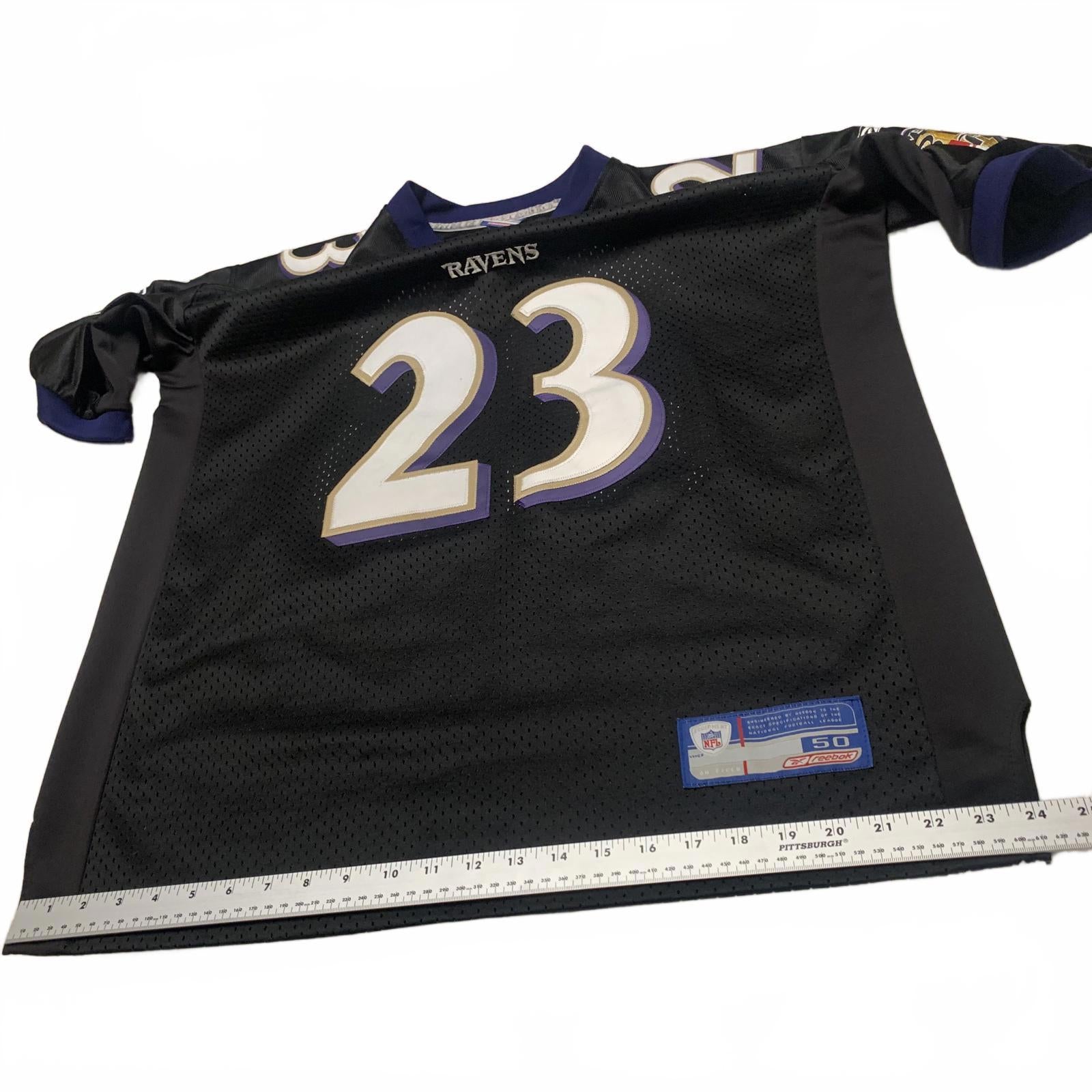 Camiseta Reebok Willis McGahee de los Baltimore Ravens talla 50 auténtica