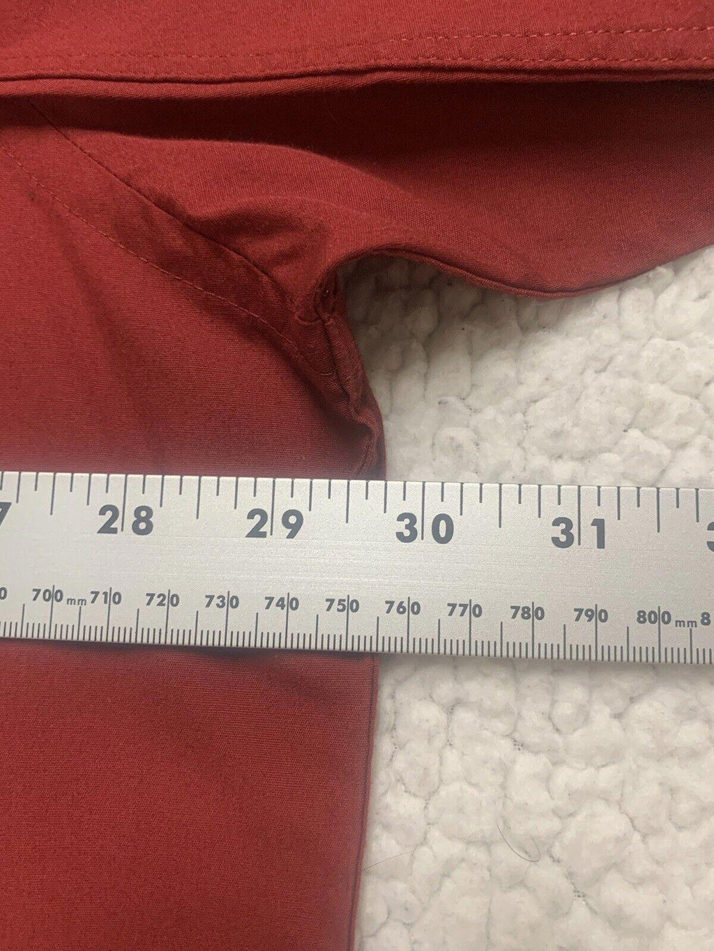 Camisa Alexander Julian 3XLT de manga larga para hombre, color vino tinto