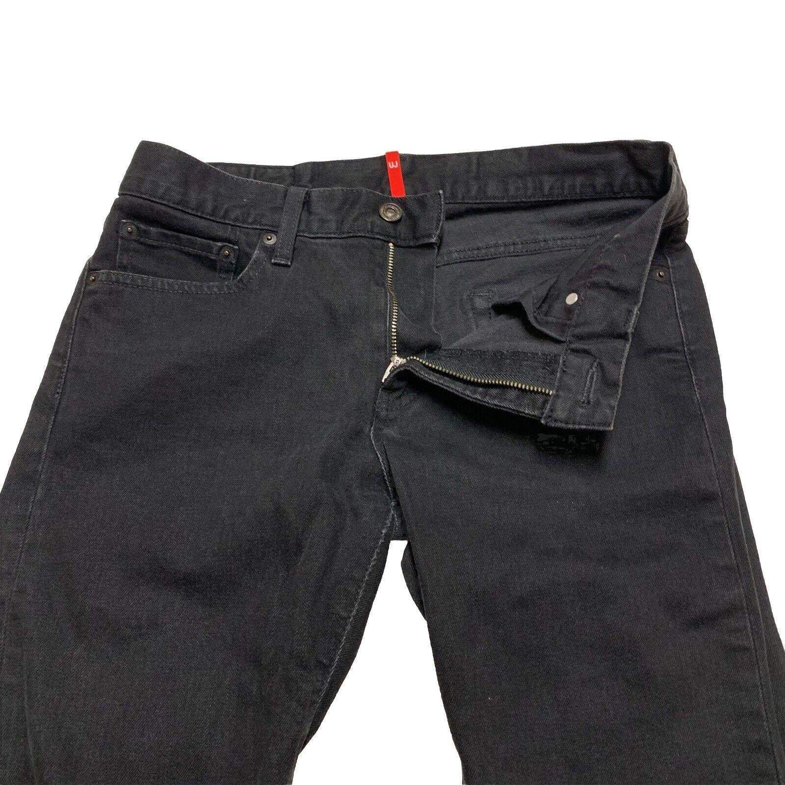 Vaqueros negros ajustados y rectos UNIQLO para niña, talla 5, de Japón