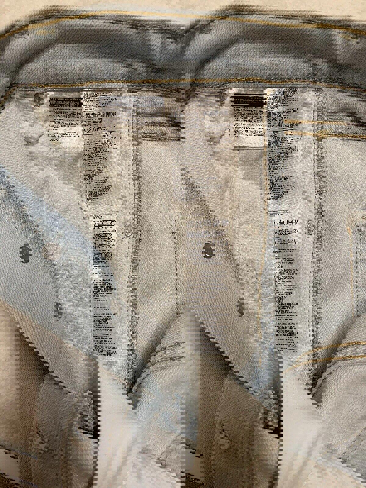 Vaqueros Levi's para mujer, corte cónico azul claro, 30 x 27, con caja torácica