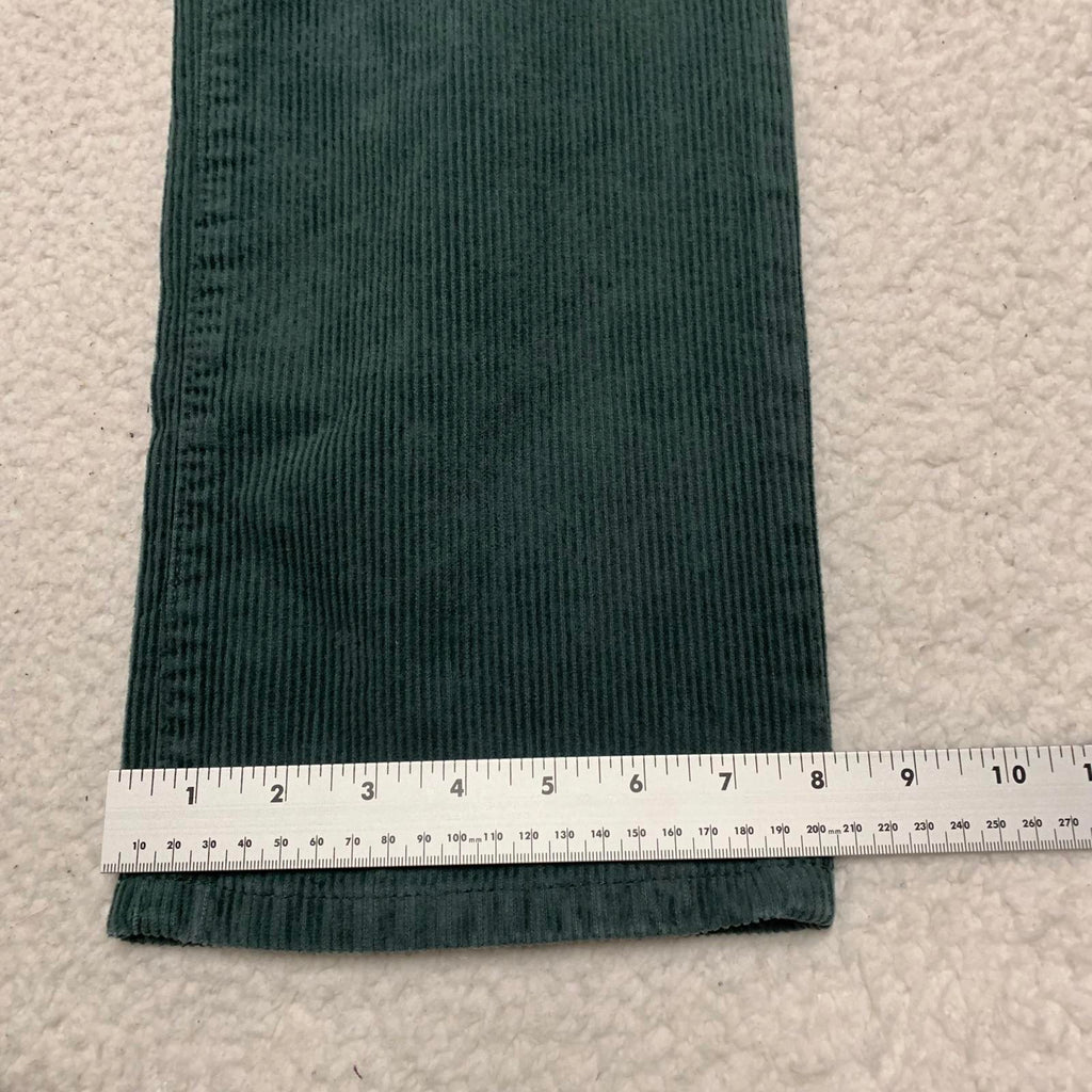 Pantalones de pana Pacsun para mujer, talla S, color verde, holgados, con cintura elástica, 30 x 28,75