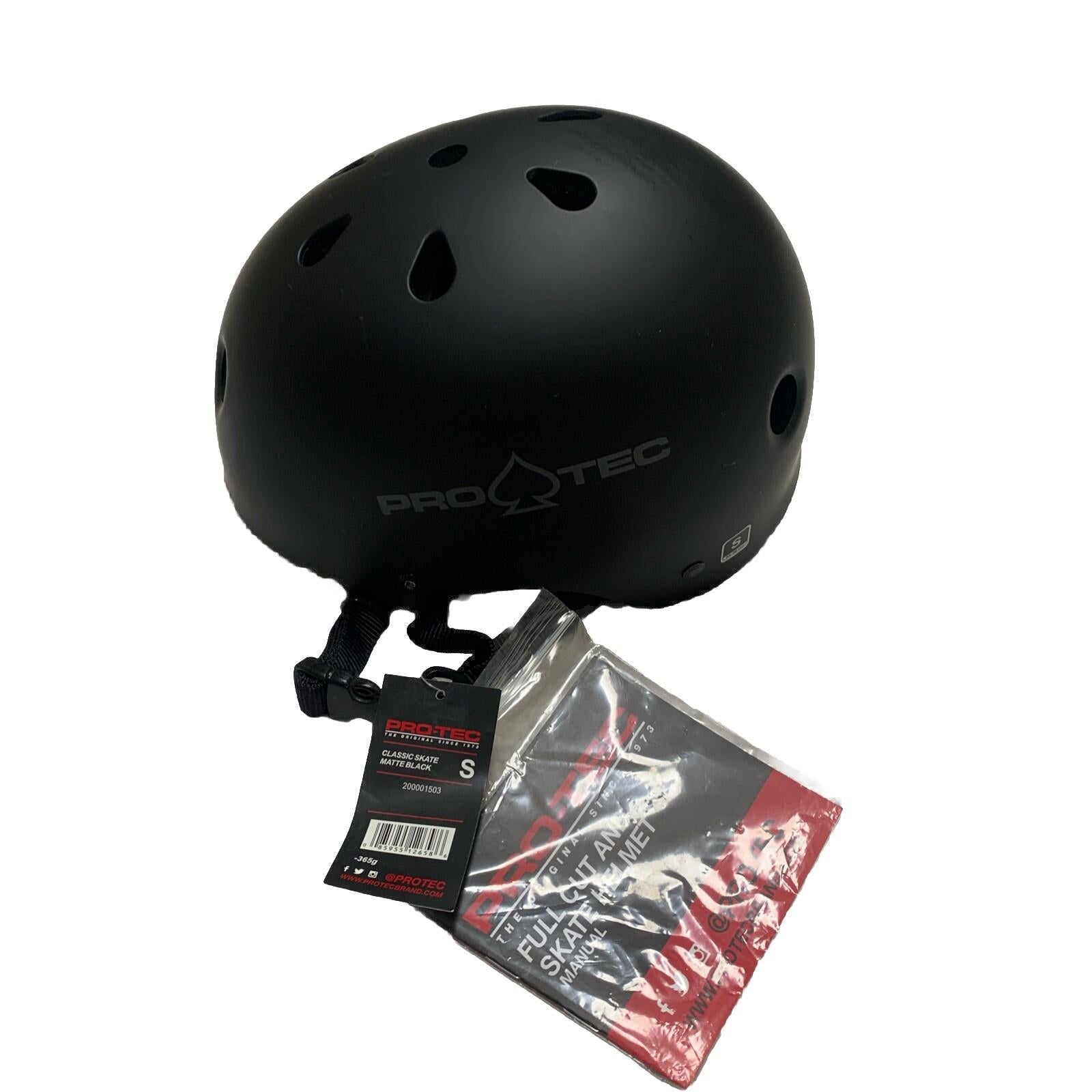 Protec Classic Skate/Bike Certified Helmet Small Matte Black