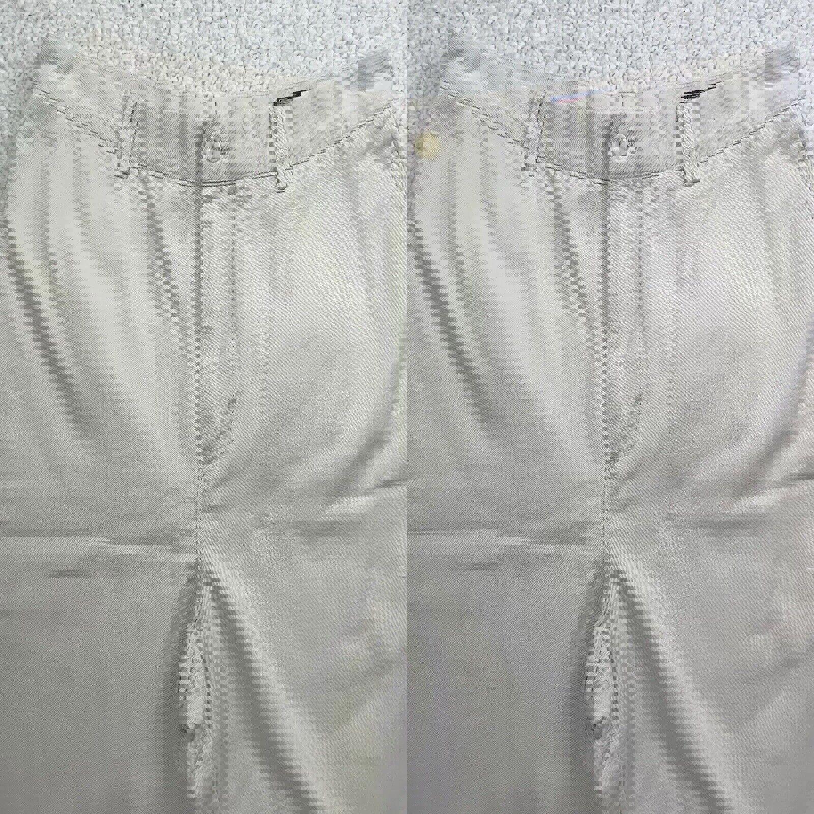 Pantalón clásico beige holgado para hombre Vineyard Vines 34x30