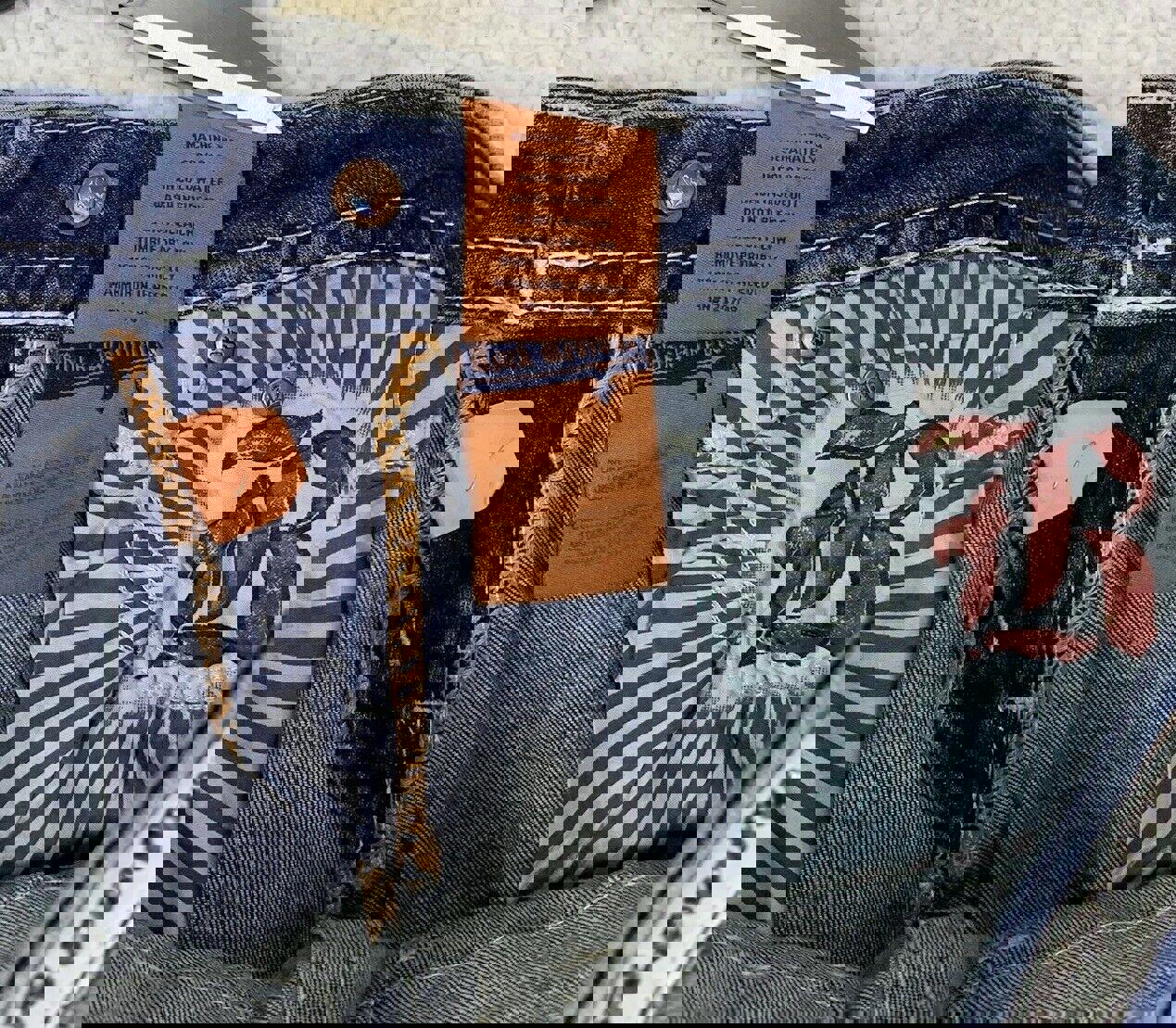 Vaqueros Rock Revival para mujer, talla 27, con bolsillo vaquero y puntadas llamativas