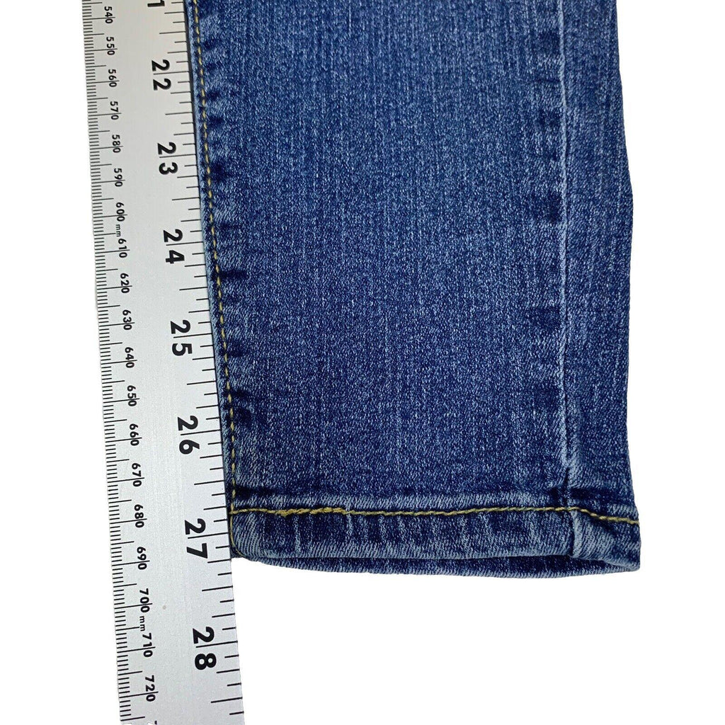 Vaqueros Levi Strauss Signature para niña, azul, talla 4, talla M, ancho 27, largo 30