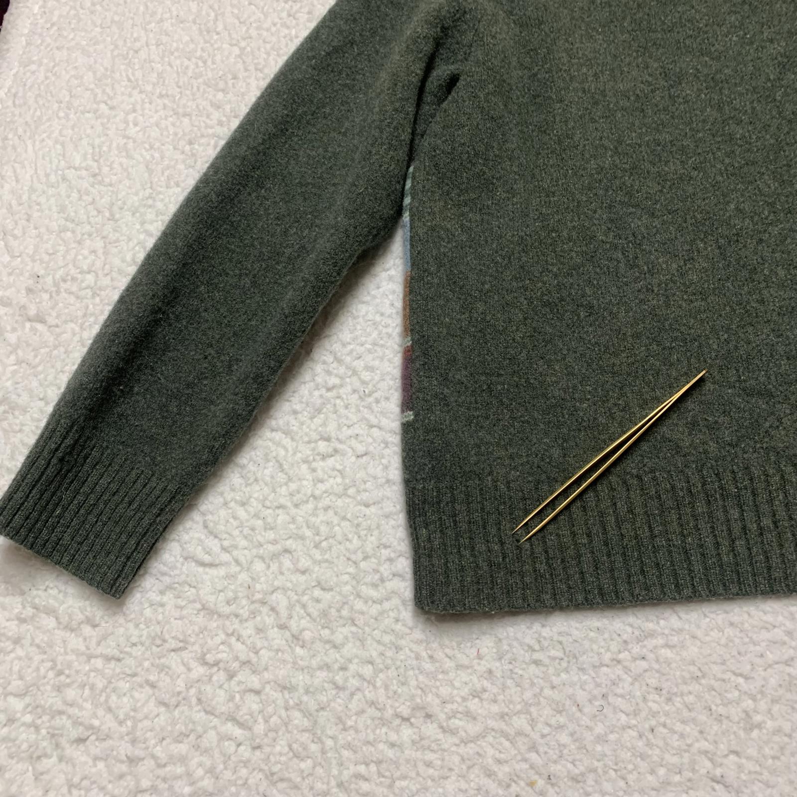 Suéter de lana a cuadros grande para hombre de Grant Thomas