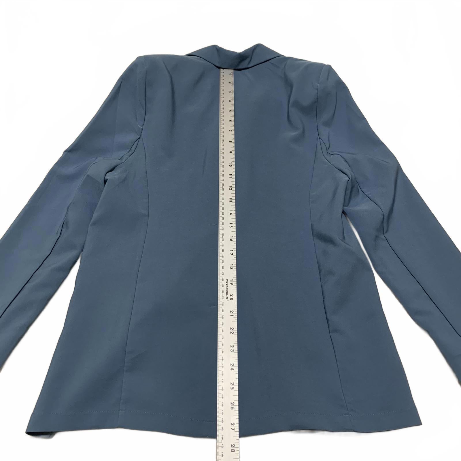 Chaqueta estilo casual azul tipo blazer para mujer, talla M, como un ángel