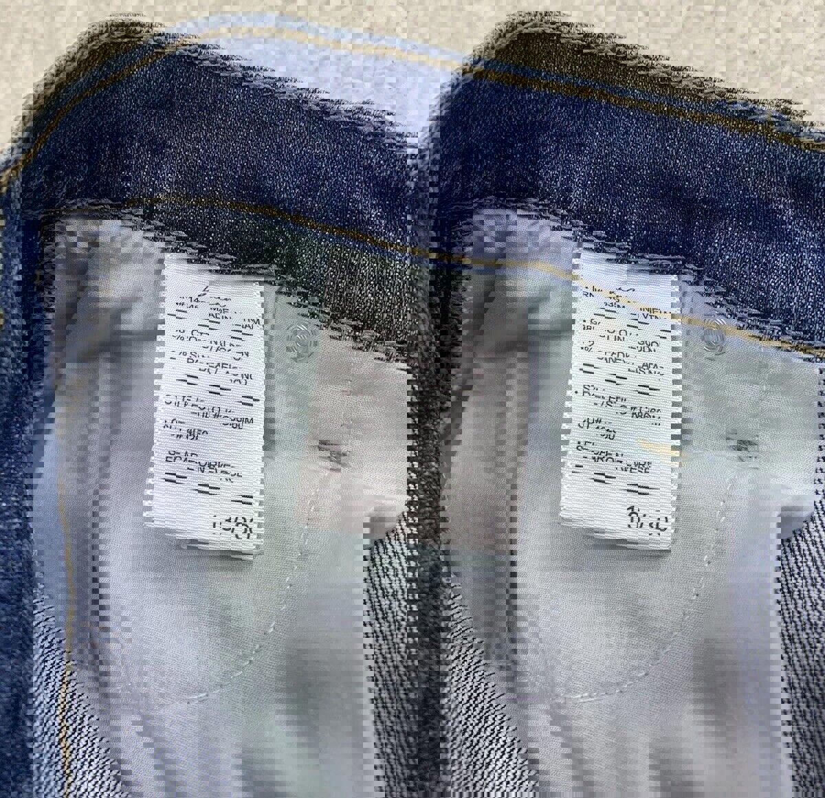 Jeans Kancan para mujer, talla 13.30, azul, desgastado, pierna recta