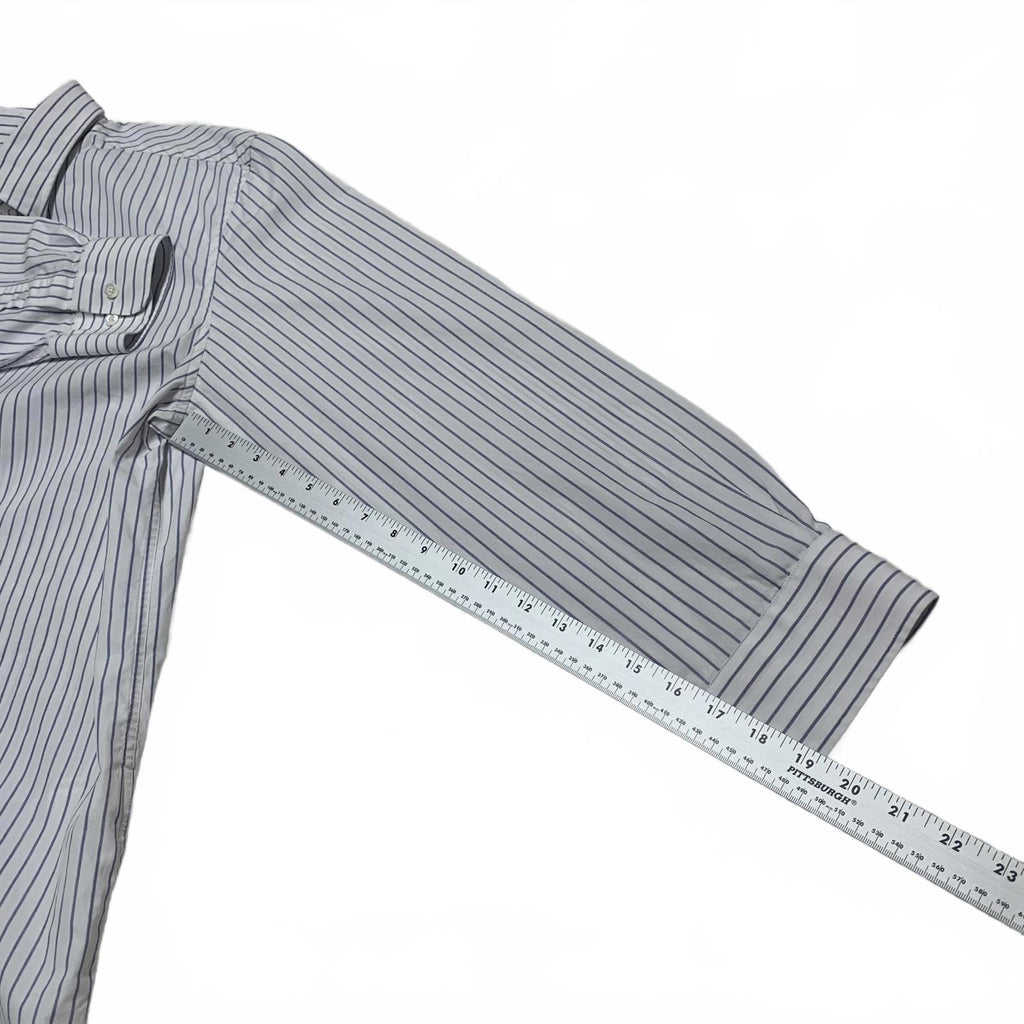 Camisa Banana Republic de rayas blancas y azules, ajustada, talla XL para hombre