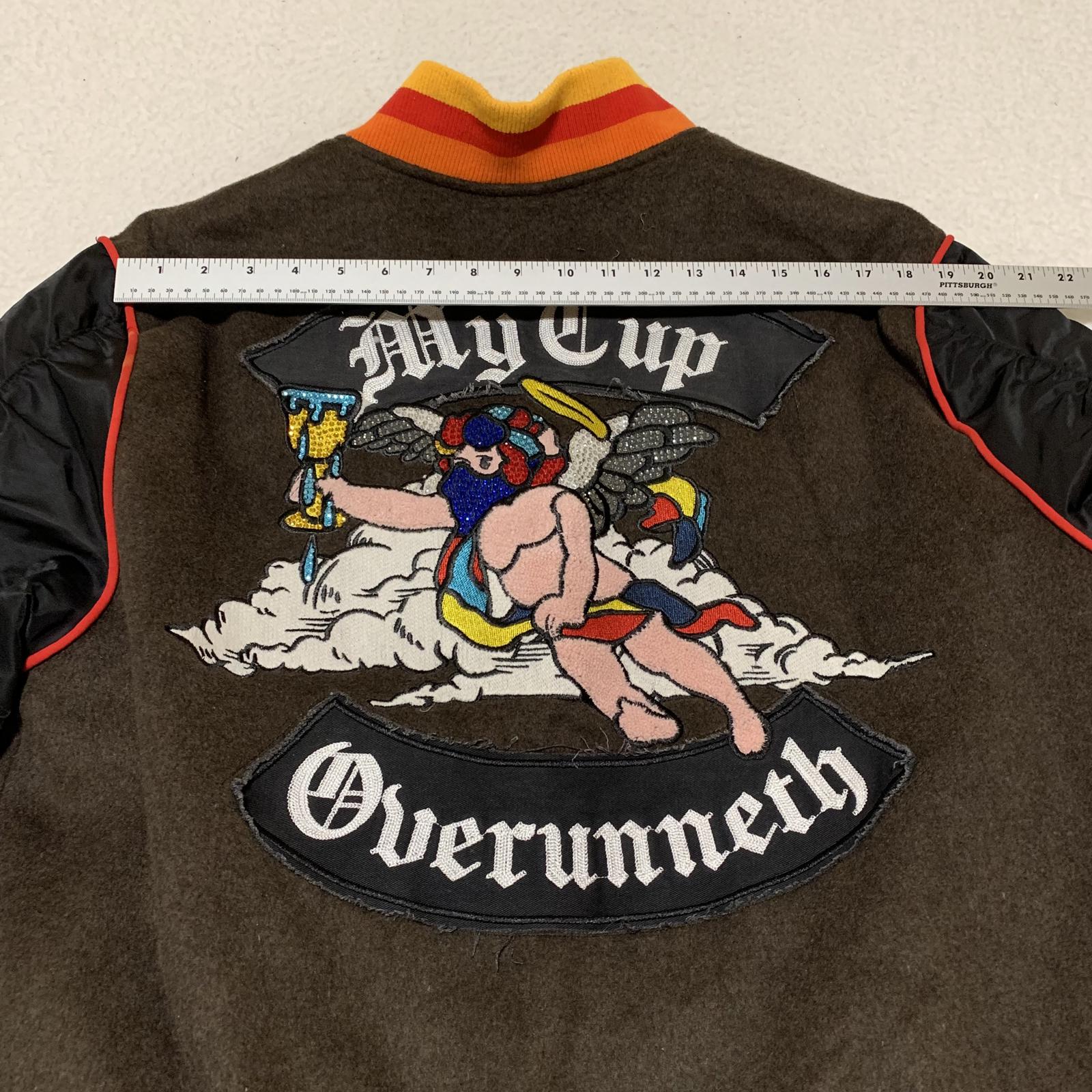 Chaqueta Frost Originals para hombre, talla XL, My Cup Overunneth Graphic Varsity