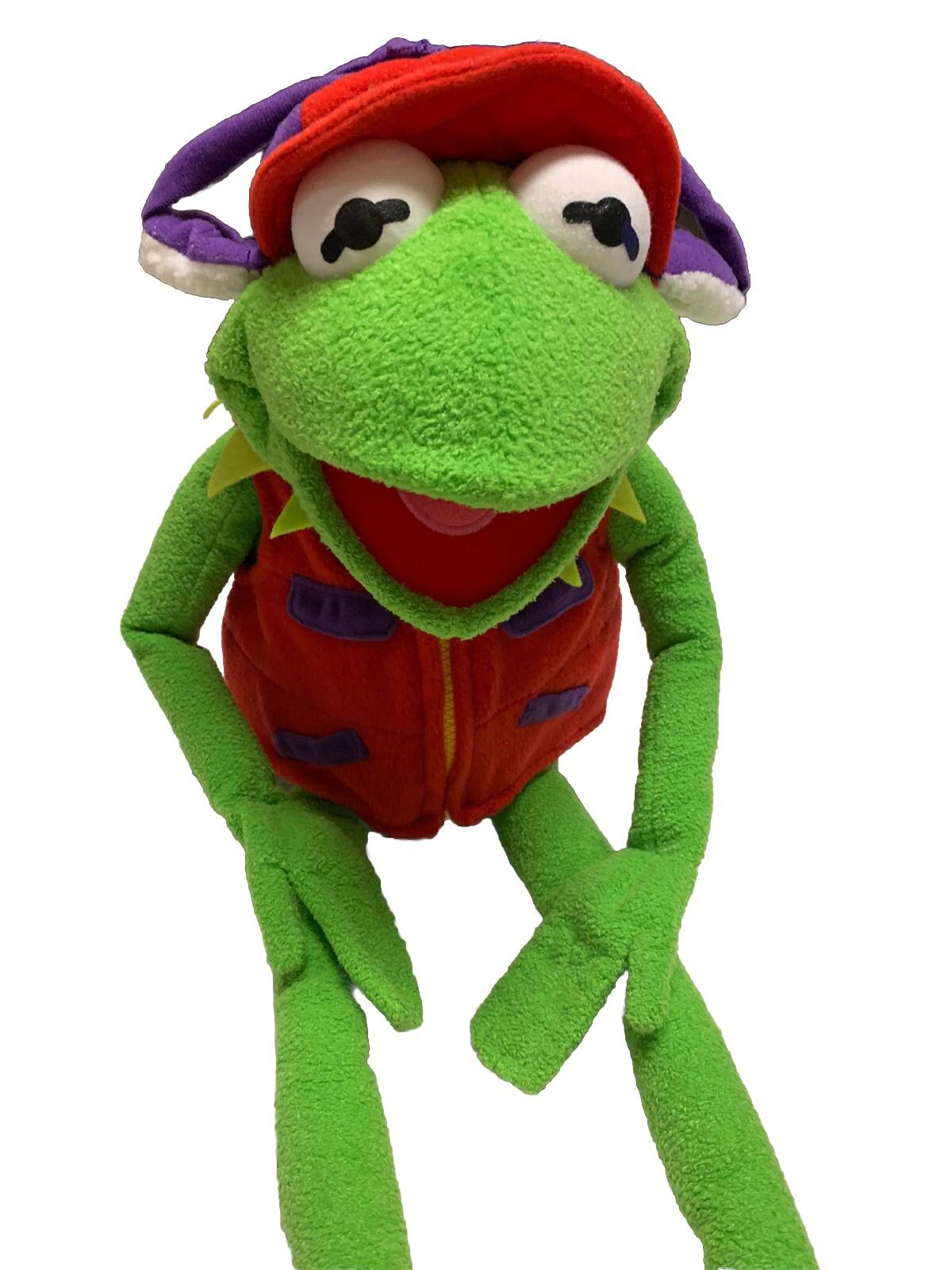 Peluche de rana fotógrafa de la Rana Gustavo de los Muppets de Macy's, 26 pulgadas, sin cámara