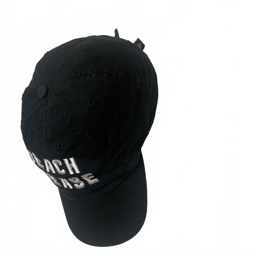 Gorra de béisbol rosa para mujer, talla única, negra, con bordado Beach Please