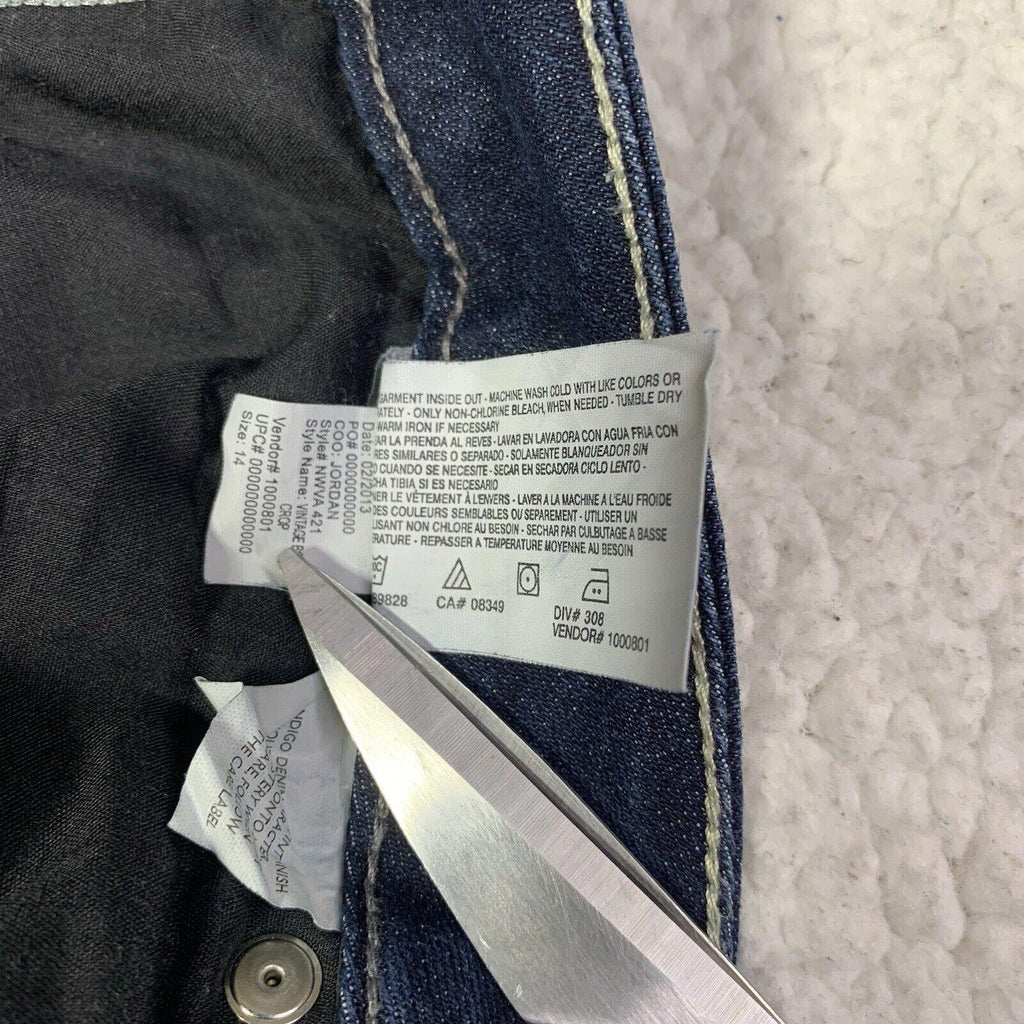 Nine West Vintage Jeans America Boho Women's 14/32 Dark