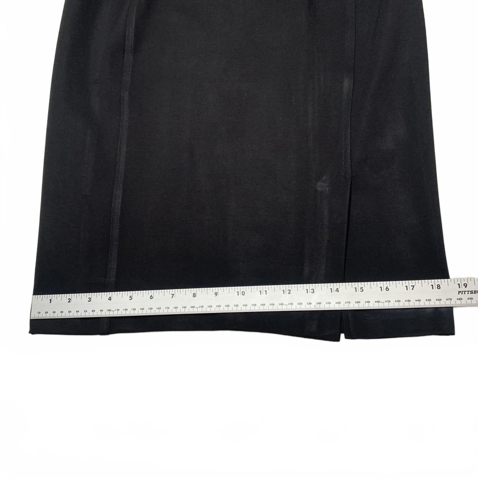 Falda tubo elegante negra de Ivanka Trump para mujer, elástica, de 76 cm de cintura, sin cierres