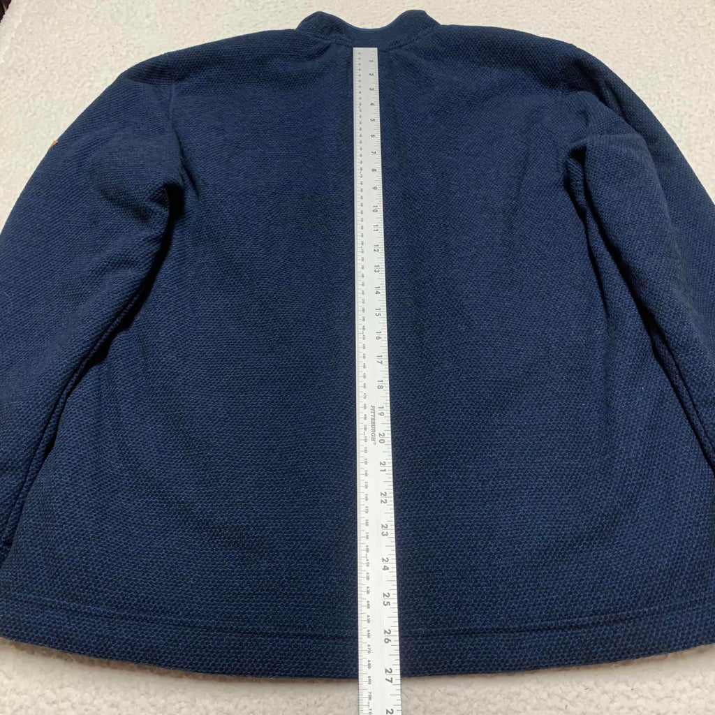 Chaqueta polar azul marino mediana con forro de sherpa de Orvis para hombre