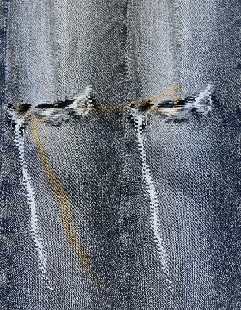 Vaqueros Levi's 512 para hombre, 30 x 30, azul, desgastados y elásticos