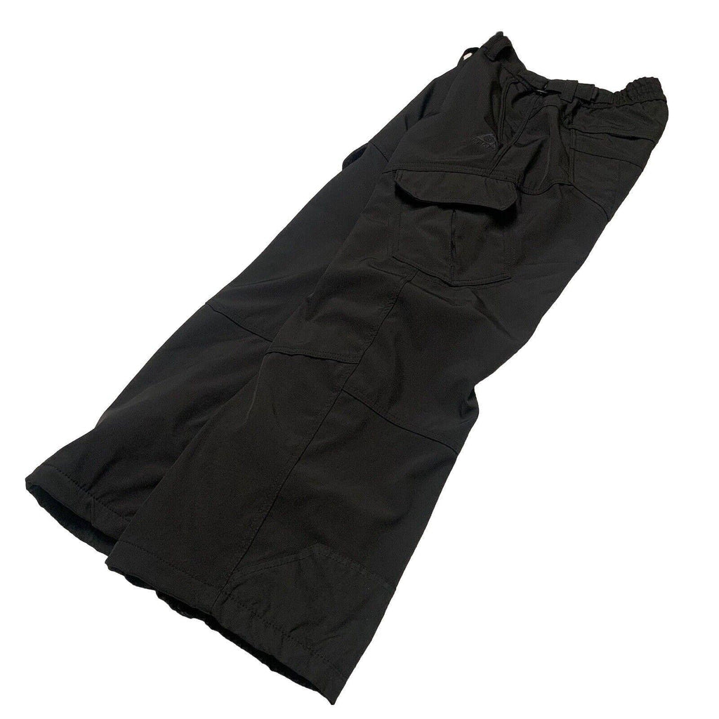 Pantalones de esquí Gerry Snow negros XL EG con forro polar y bolsillos elásticos, cintura ajustable