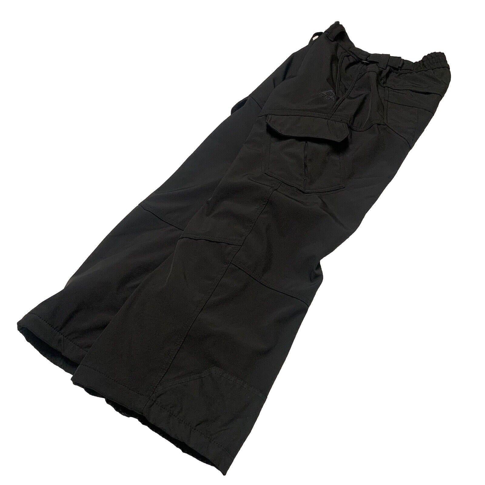 Pantalones de esquí Gerry Snow negros XL EG con forro polar y bolsillos elásticos, cintura ajustable