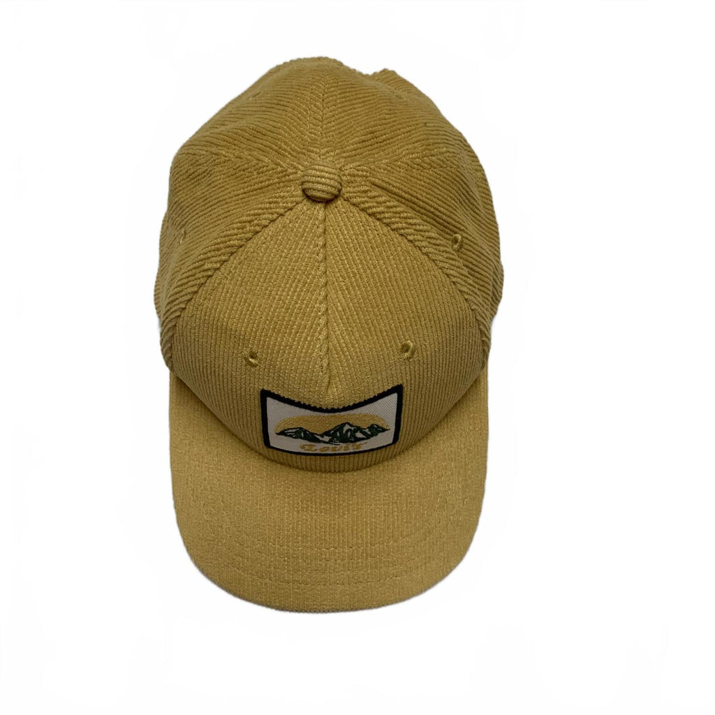 Levi's Men's Corduroy Hat  Mustard Yellow Mountain Patch