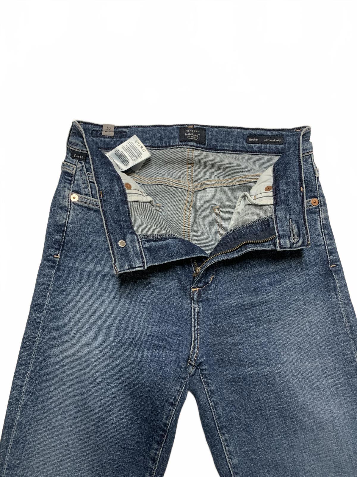 Vaqueros para mujer Citizens of Humanity Rocket, talla 27, azul, 26 x 29,75