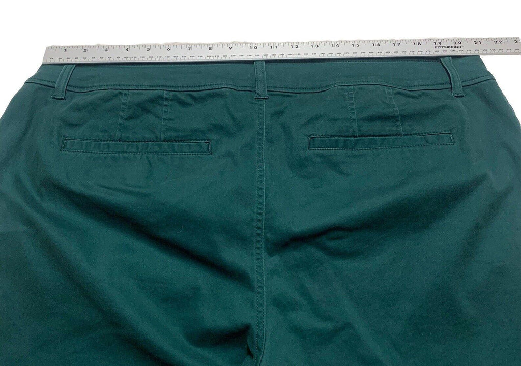 41 Jeans Hawthorn para mujer, talla 22W, verde, lado inclinado