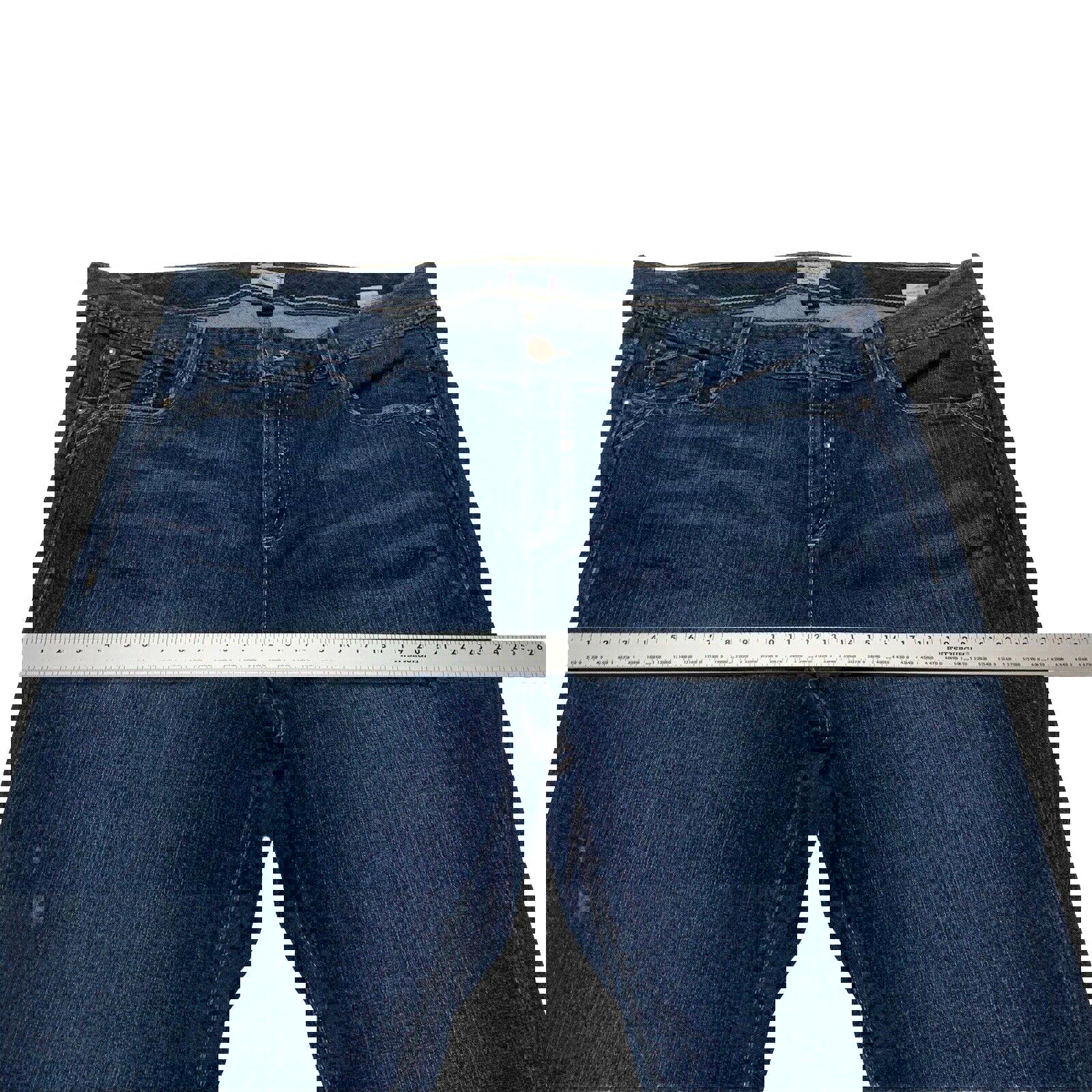 Tommy Hilfiger Jeans para mujer talla 20 azul Hope Slim Cropped