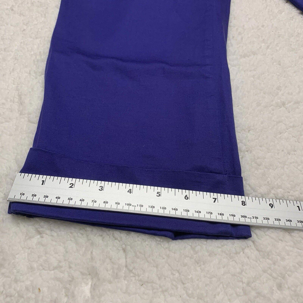 Pantalones capri elásticos con puños morados para mujer de Mossimo, talla 16