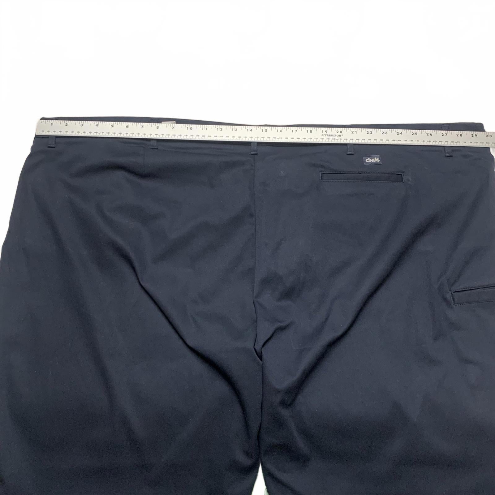 Pantalones Cintas Flex Pro para hombre, talla 4XL, ancho 60 x 31 L, azul marino, ropa de trabajo duradera